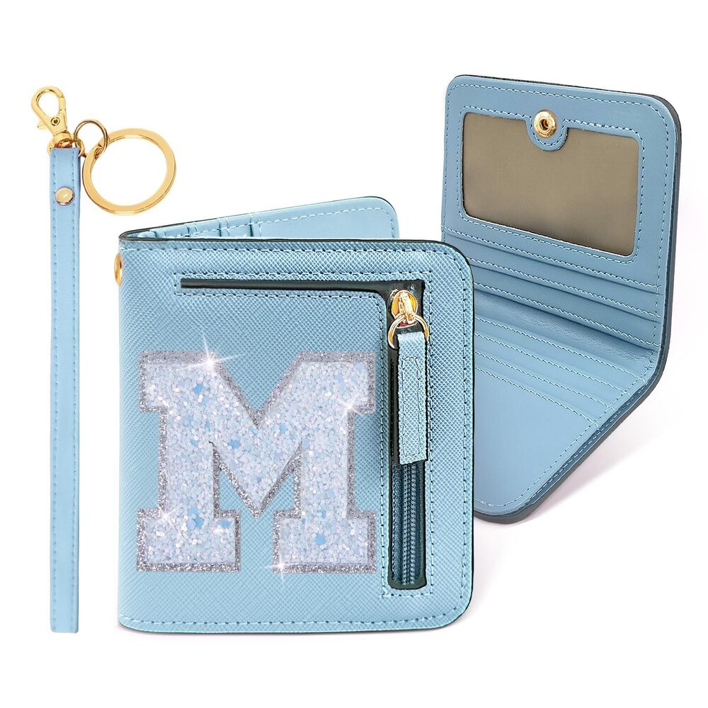 7873 Initial Rfid Wallet Small Teenager Girl Travel Daily Essentials, Mini